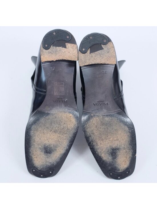 PRADA Man ankle boots high heel 7.5 US 8.5 patent leather black main image 10